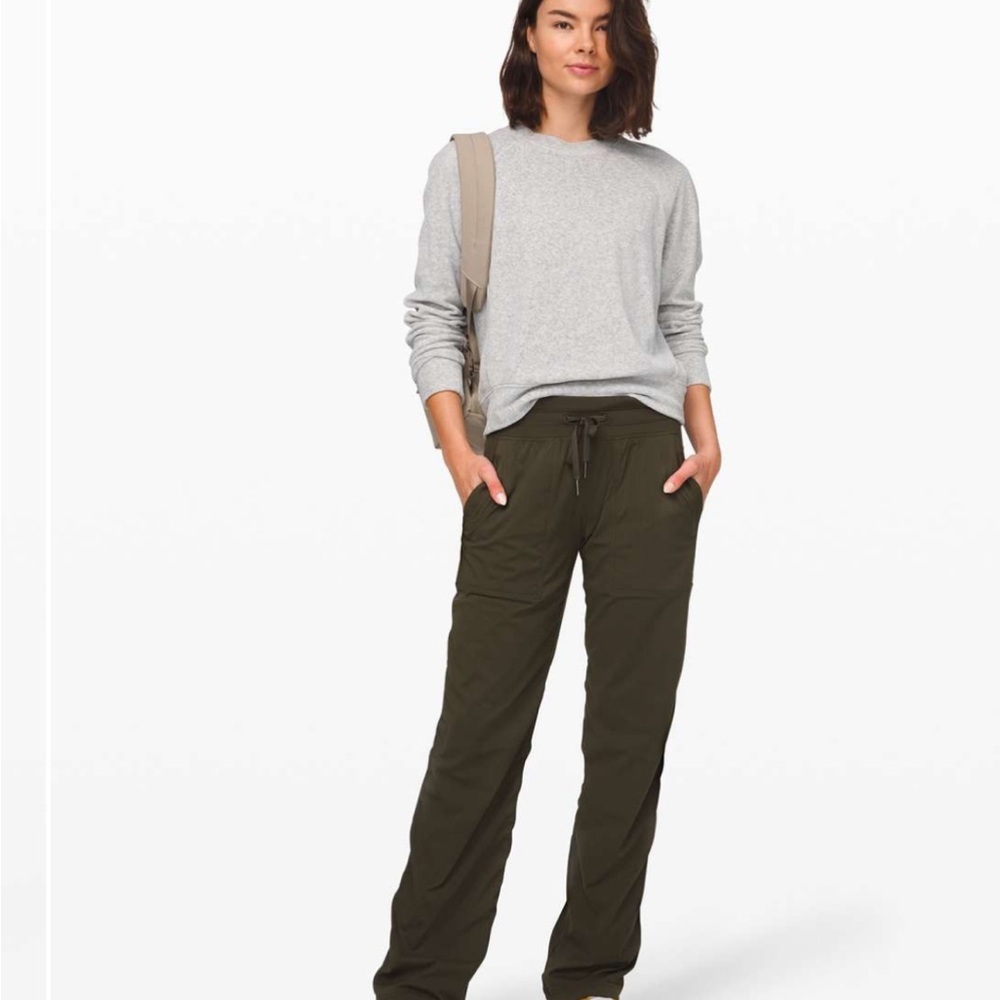 Lululemon Dance Studio Pants Regular In Dark Olive - Picture 2 of 10